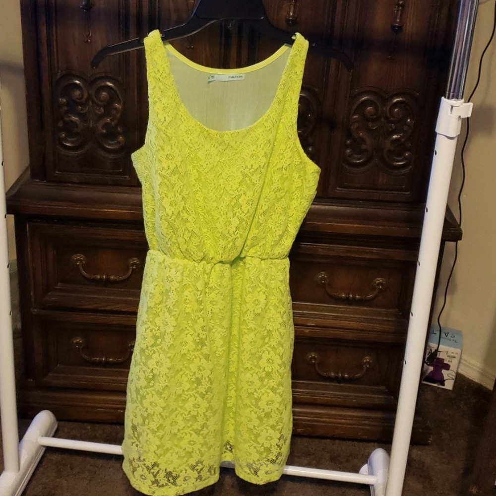 Maurice's Lime green dress size S